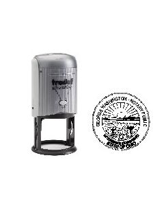 Round Seal Self-Inking Stamp