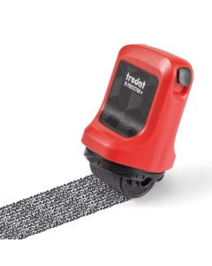 Trodat ID Identity Theft Red Case Protector+ Ink Roller Stamp with Integrated Box & Letter Opener