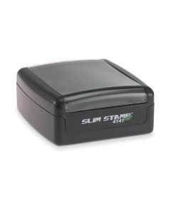 Slim 4141 Pre-Inked Pocket Stamp, Square