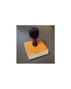 1/2 x 4 Rubber Stamp