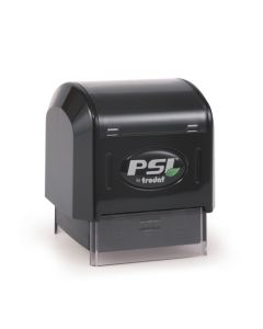 PSI 4141 Pre-inked Text Stamp, Square