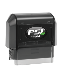 PSI 1444 Pre-inked Text Stamp, Rectangular