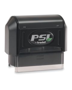 PSI 1854 Pre-inked Text Stamp, Rectangular