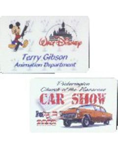 Digital Badge with Pin Backing