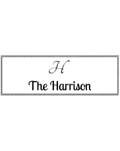 Monogram Rectangular Printy 4915 Address Stamp A96